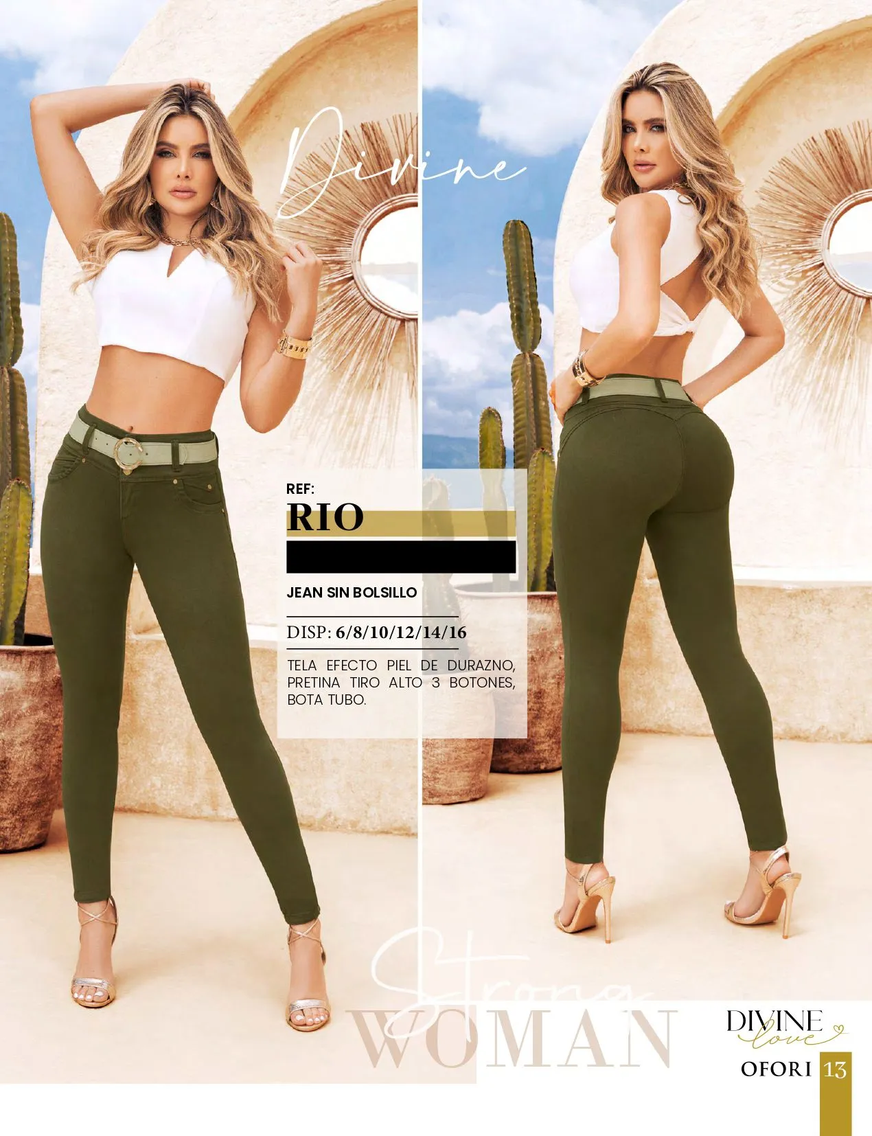 Rio 100% Authentic Colombian Push Up Jeans