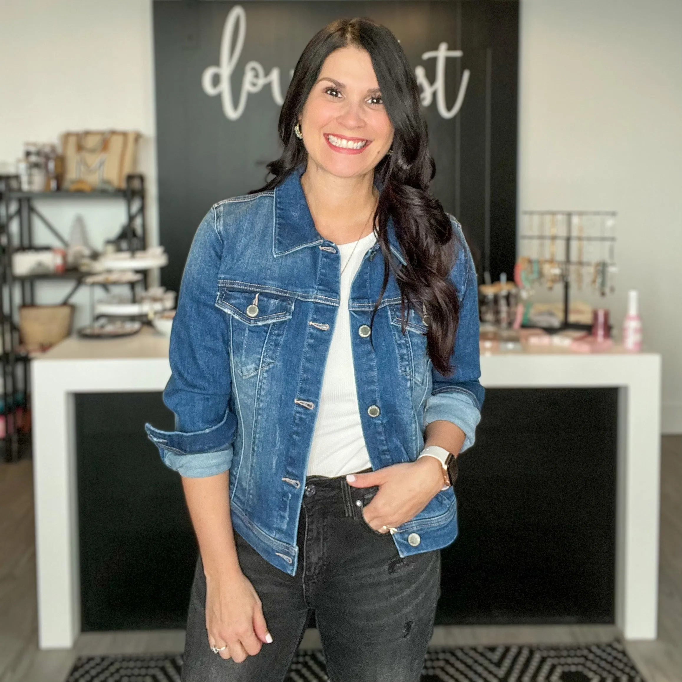 Risen Denim Jacket - Dark
