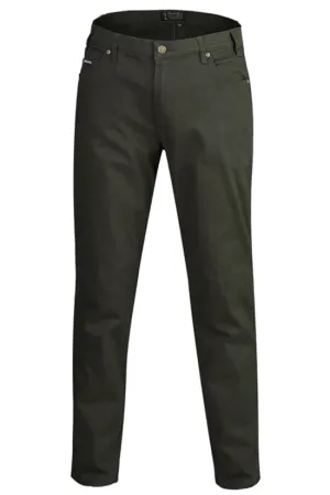 Ritemate Mens Cotton Stretch Jean - Moss