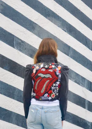 Rock Rolling Stones NOSTALGIA Denim Jacket