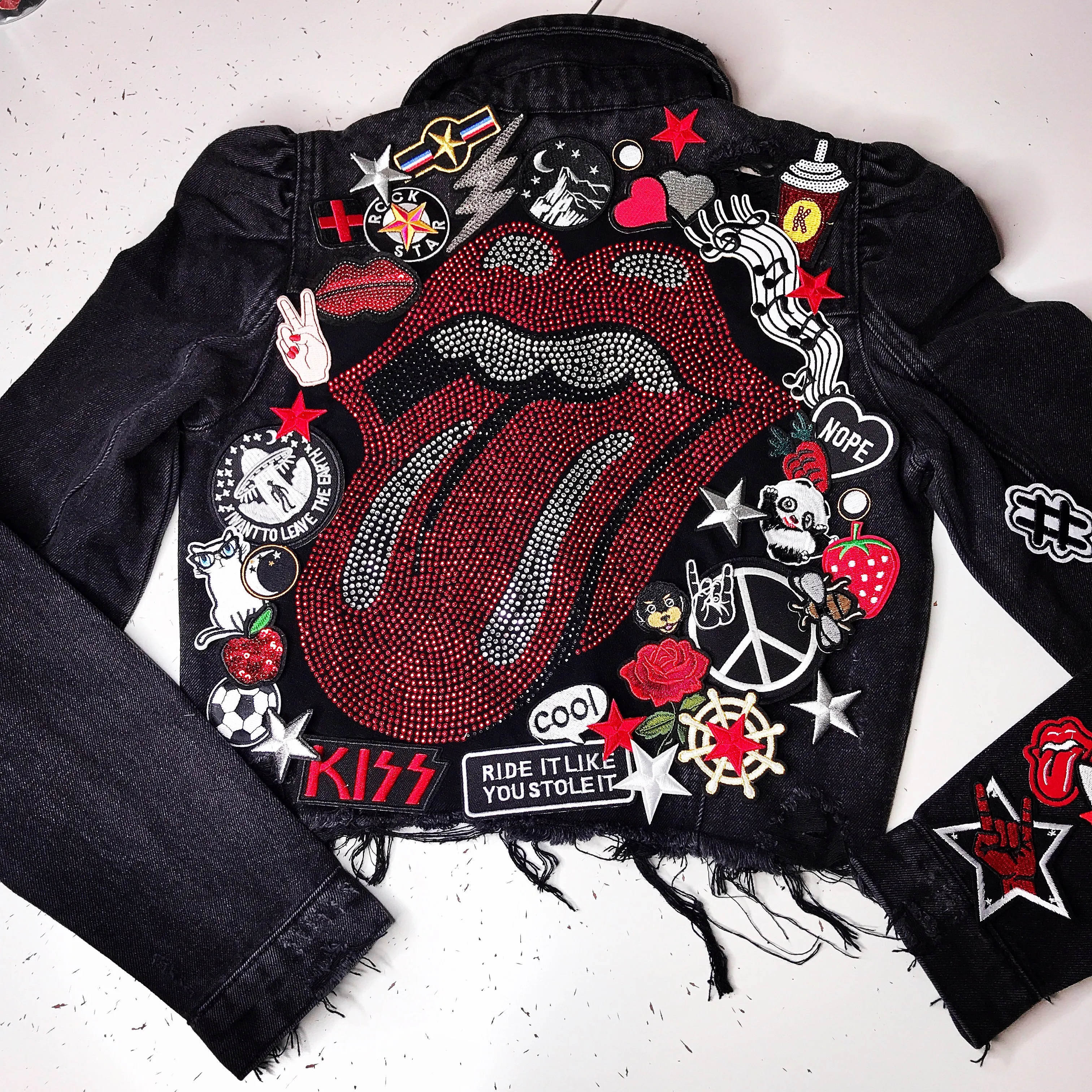Rock Rolling Stones NOSTALGIA Denim Jacket