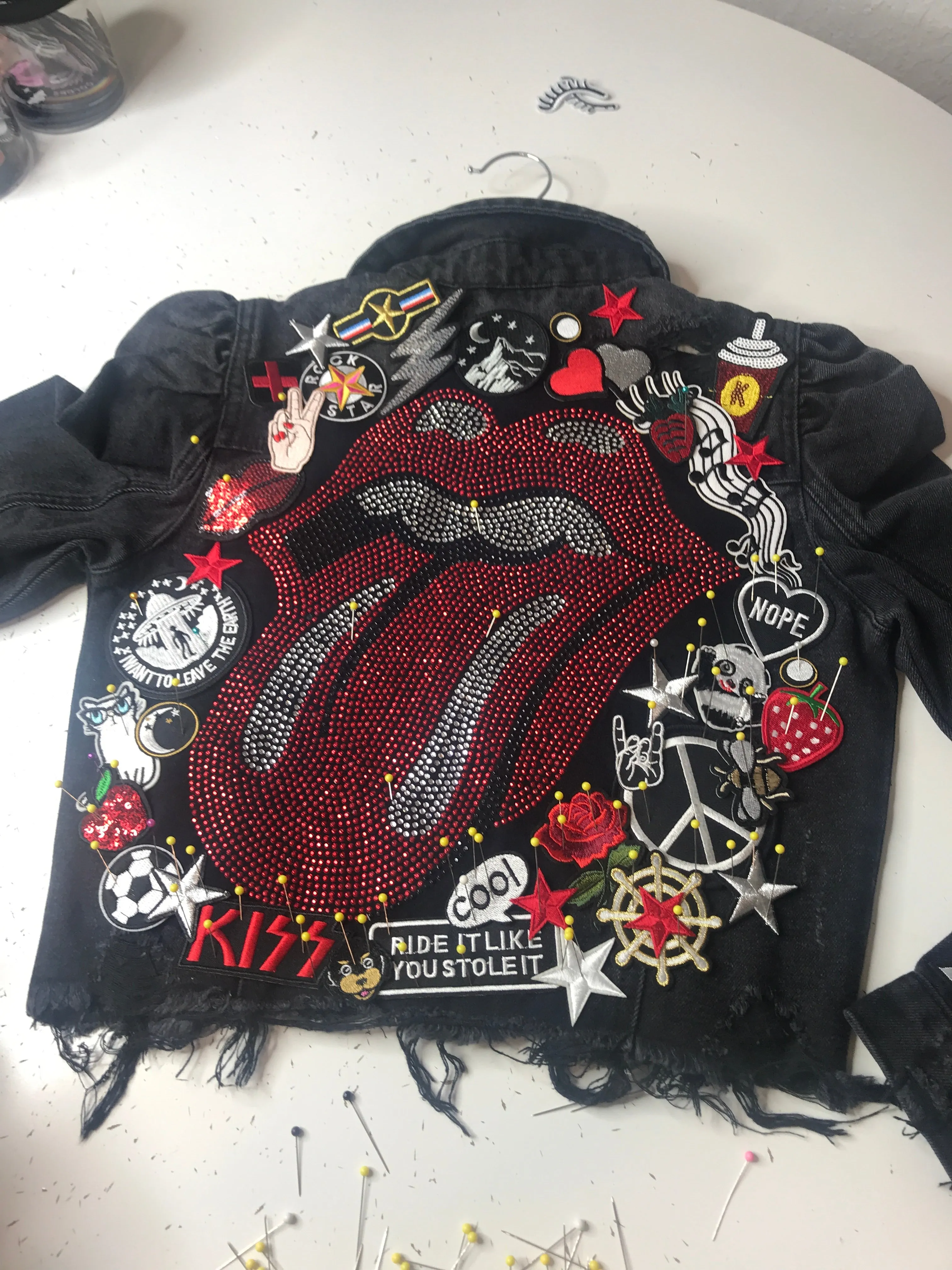 Rock Rolling Stones NOSTALGIA Denim Jacket