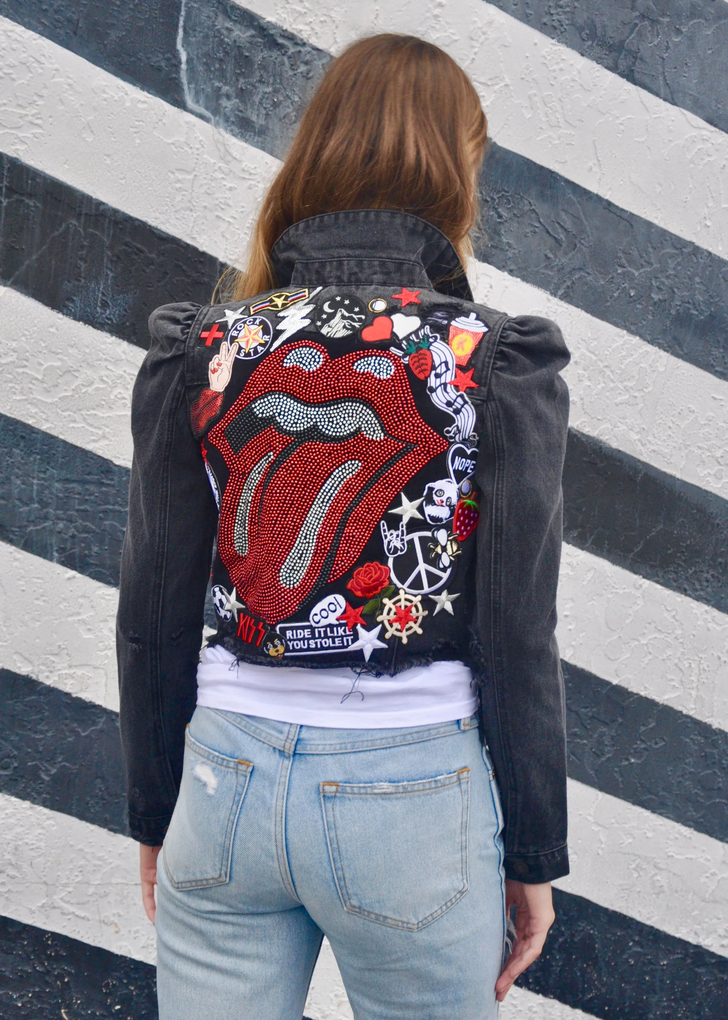 Rock Rolling Stones NOSTALGIA Denim Jacket