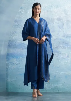 Royal blue kurta set
