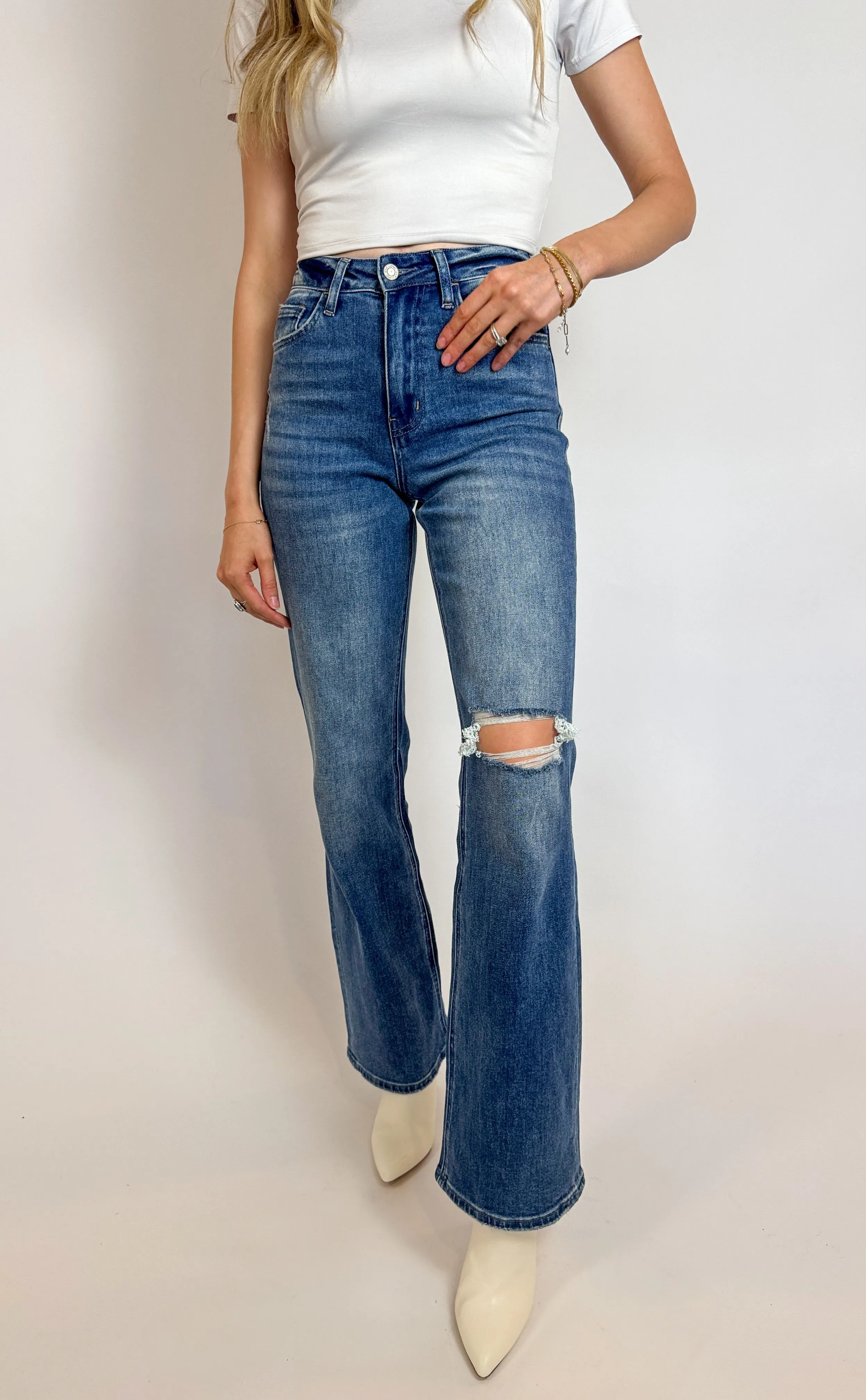 Ruby Vervet High Rise Flare Jeans