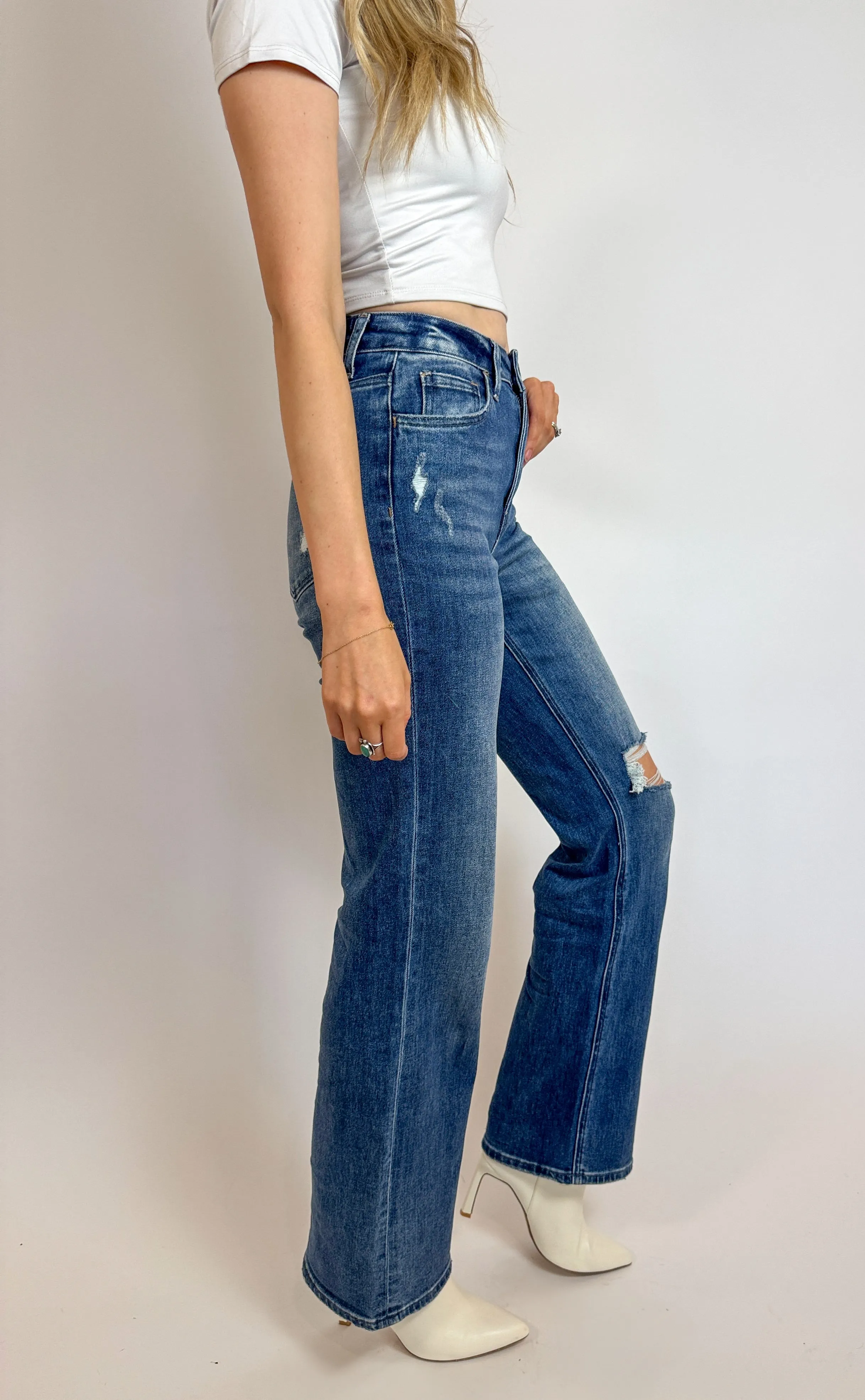 Ruby Vervet High Rise Flare Jeans