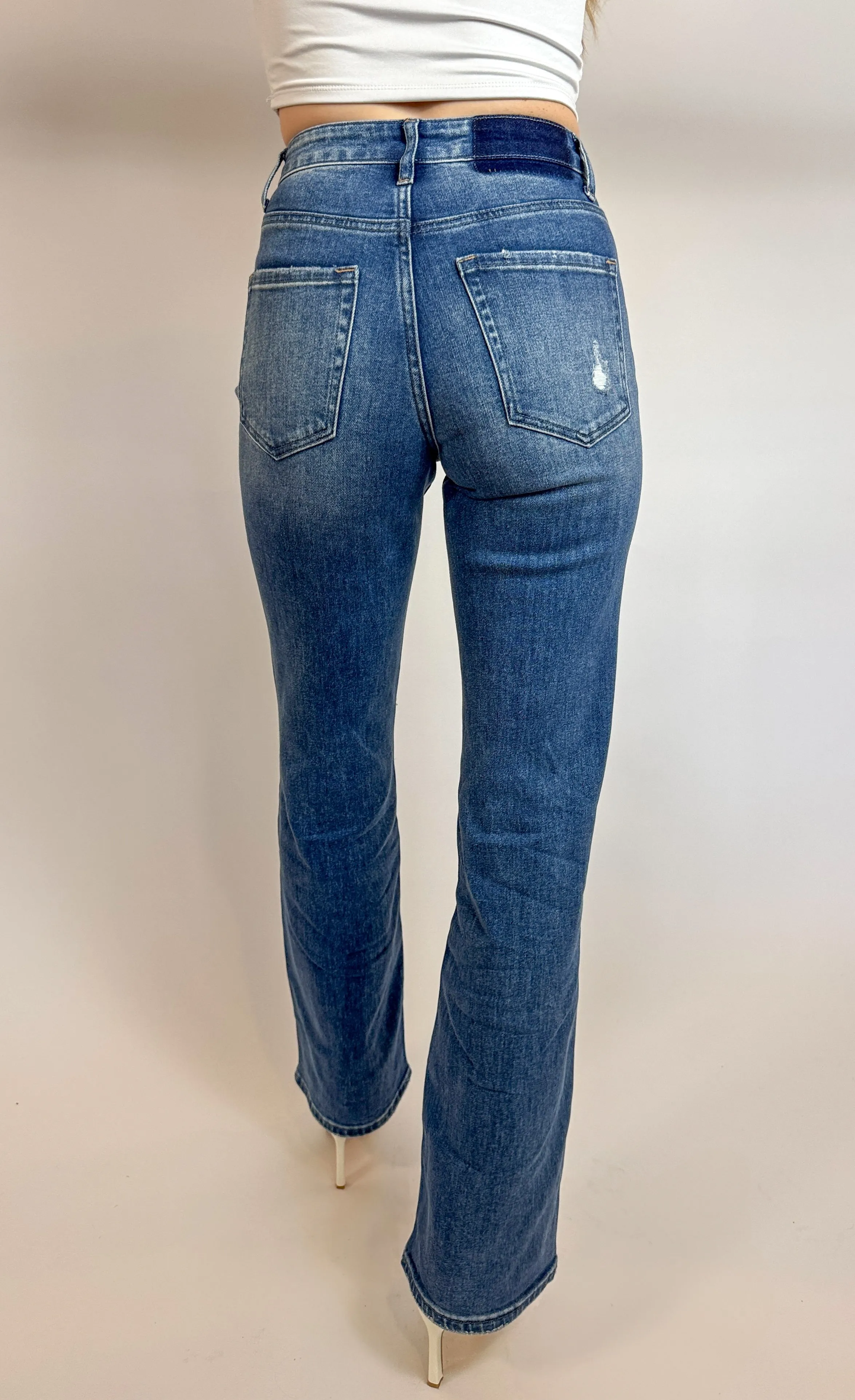 Ruby Vervet High Rise Flare Jeans
