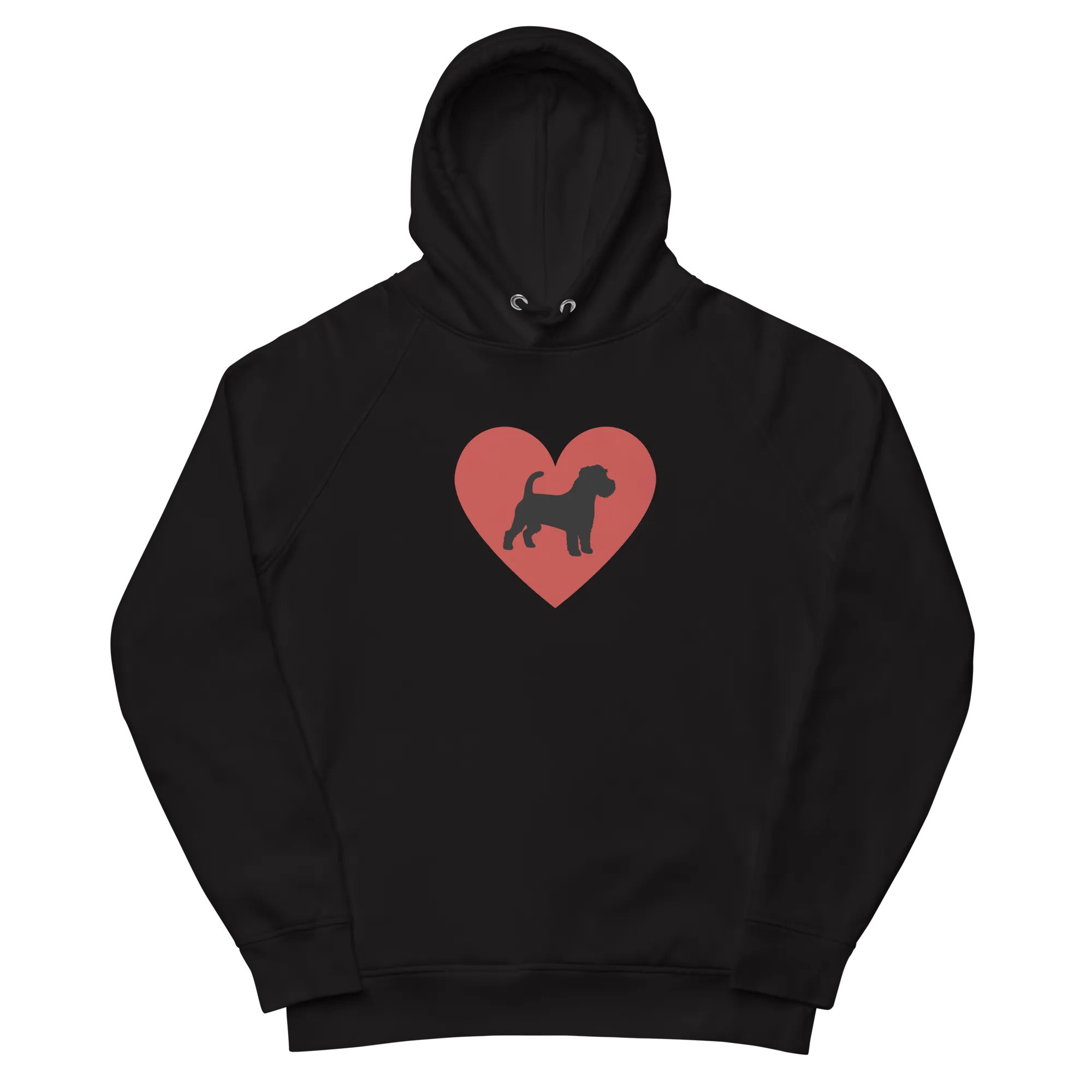 Russell Terrier in Heart Hoodie