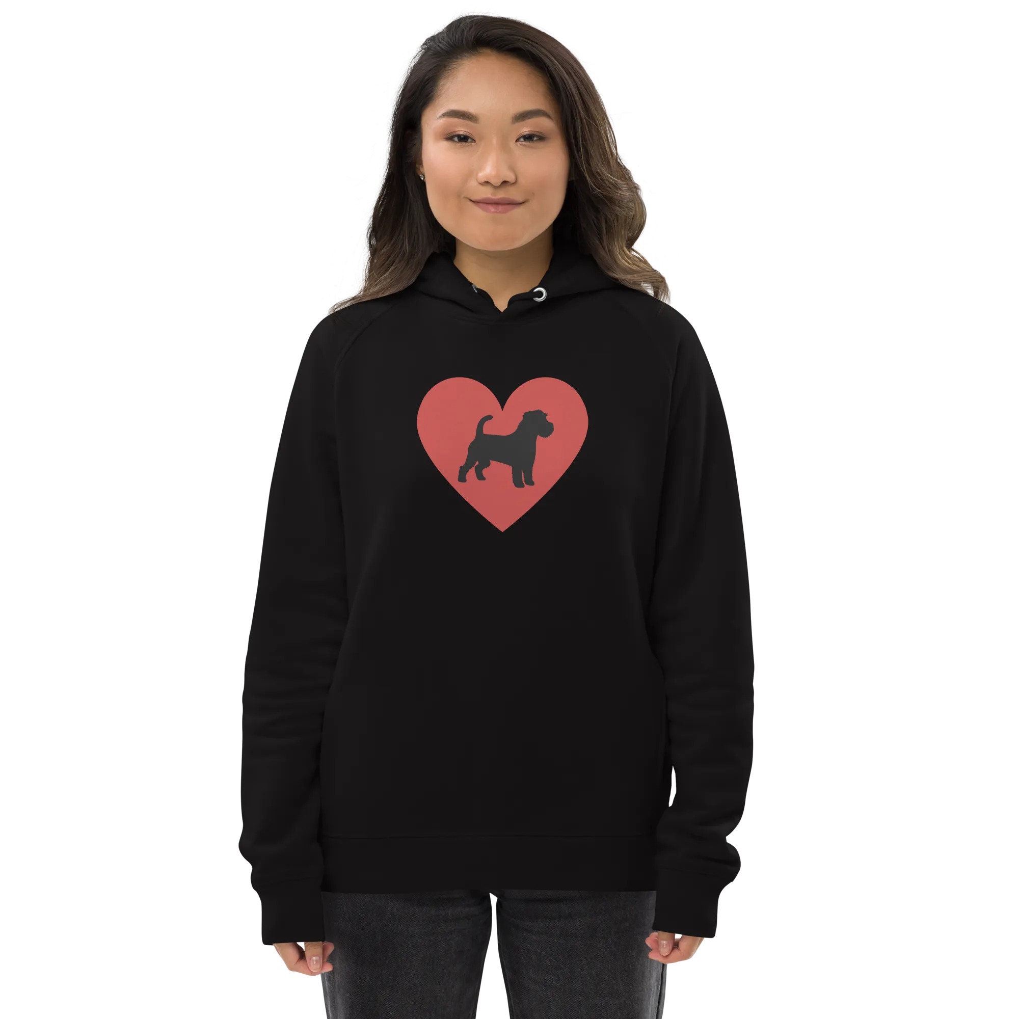 Russell Terrier in Heart Hoodie