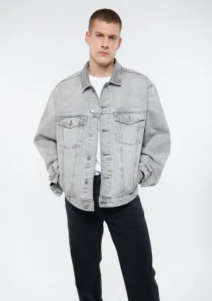 Ryan Ice Grey Denim Jean Jacket