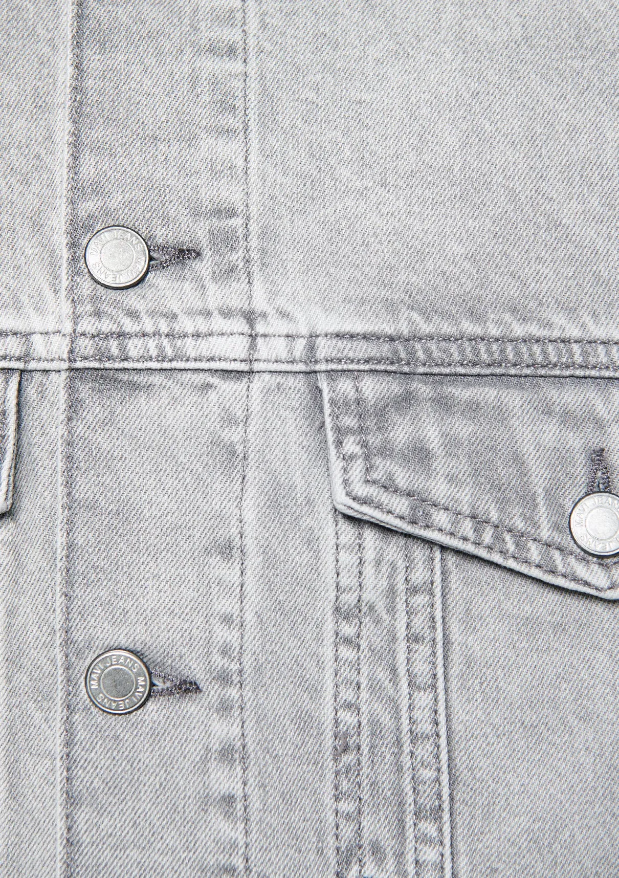 Ryan Ice Grey Denim Jean Jacket