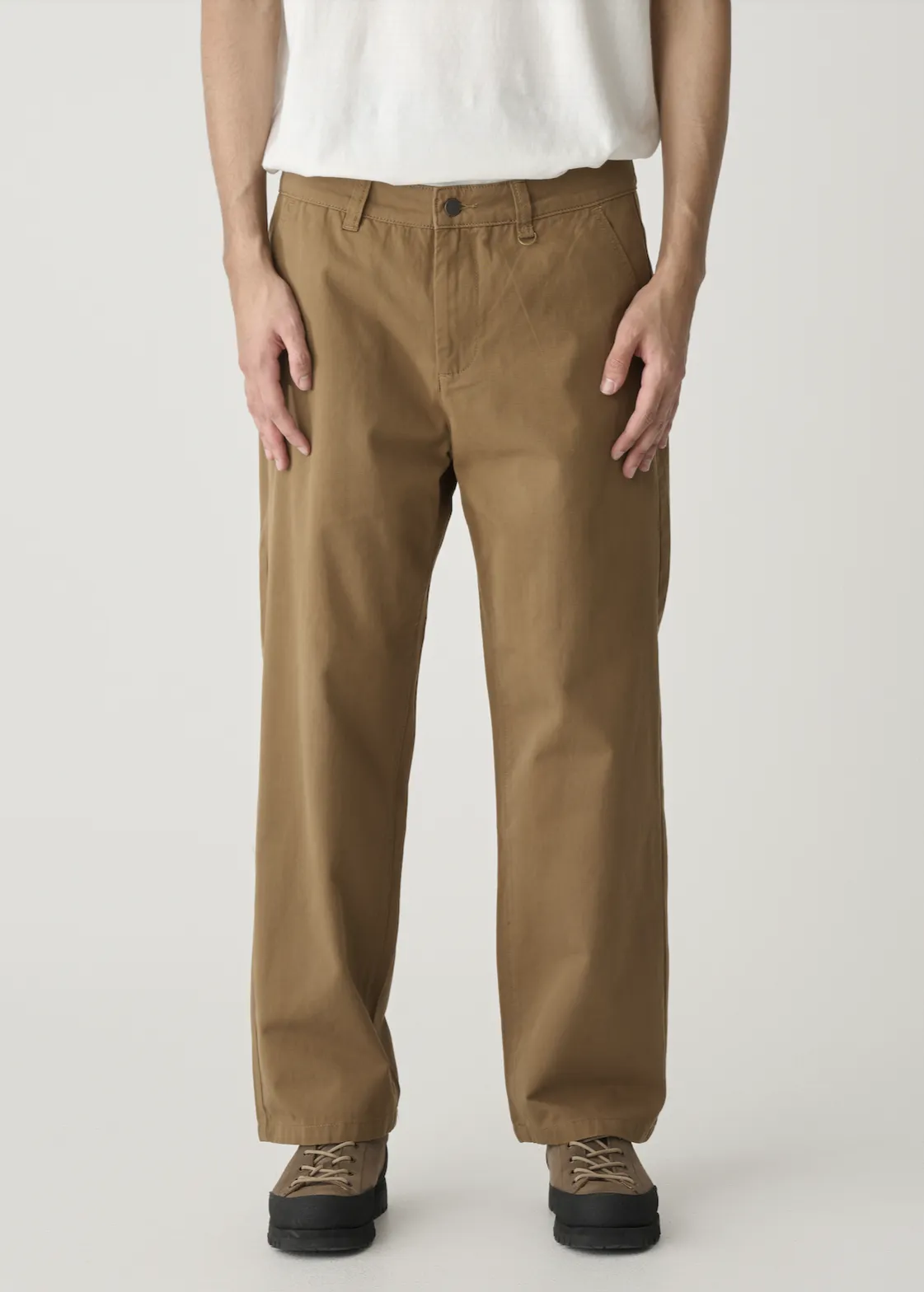 S DOUBLE Chino Pant Twill - Chestnut
