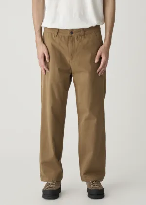 S DOUBLE Chino Pant Twill - Chestnut
