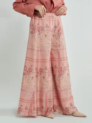 SAILA WIDE LEG PANTS SUNSET BLUSH