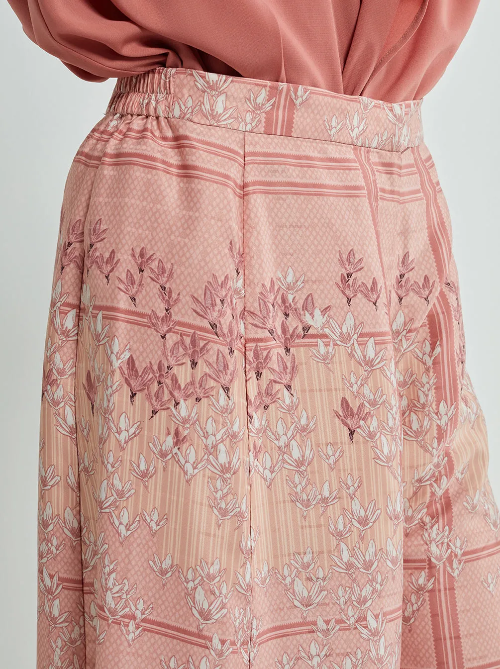 SAILA WIDE LEG PANTS SUNSET BLUSH