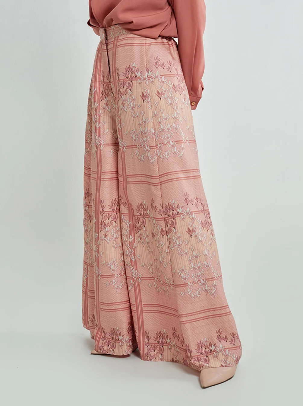 SAILA WIDE LEG PANTS SUNSET BLUSH