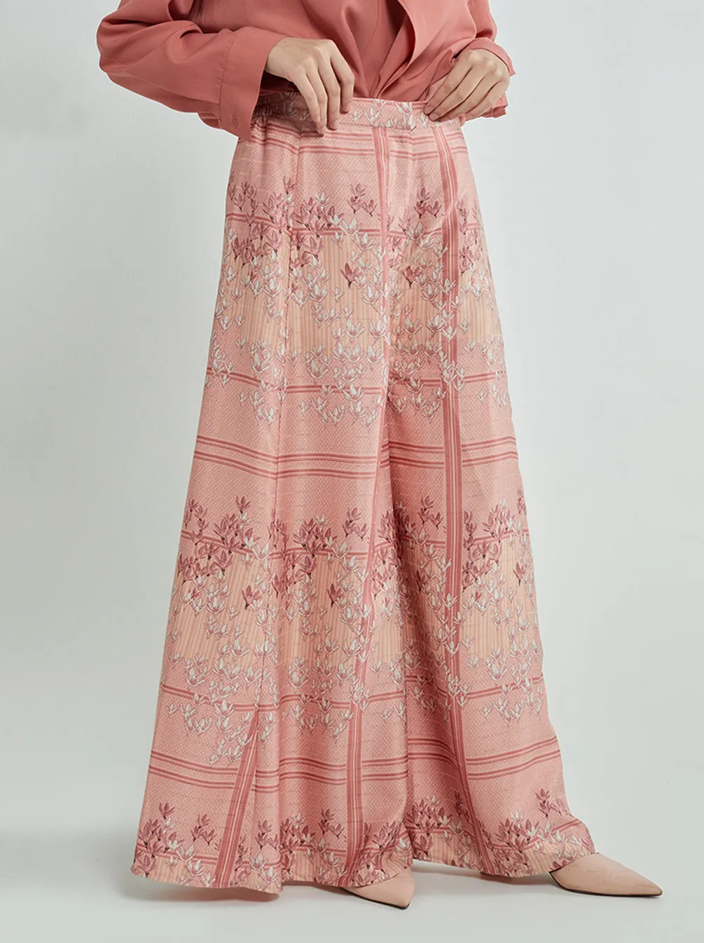 SAILA WIDE LEG PANTS SUNSET BLUSH