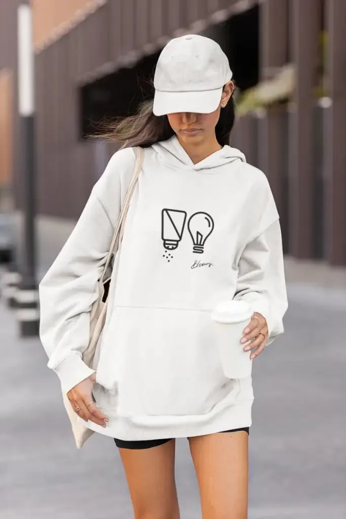 Salt and Light Christian Streetwear Hoodie | Oversize Aesthetic Faith Sweater for Worship God | Christian Gift for Him for Her