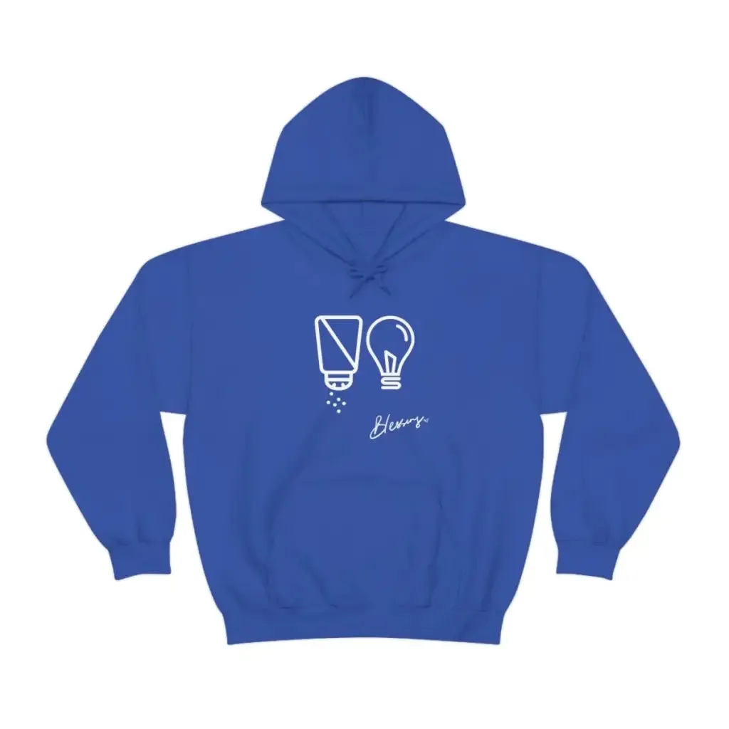Salt and Light Christian Streetwear Hoodie | Oversize Aesthetic Faith Sweater for Worship God | Christian Gift for Him for Her