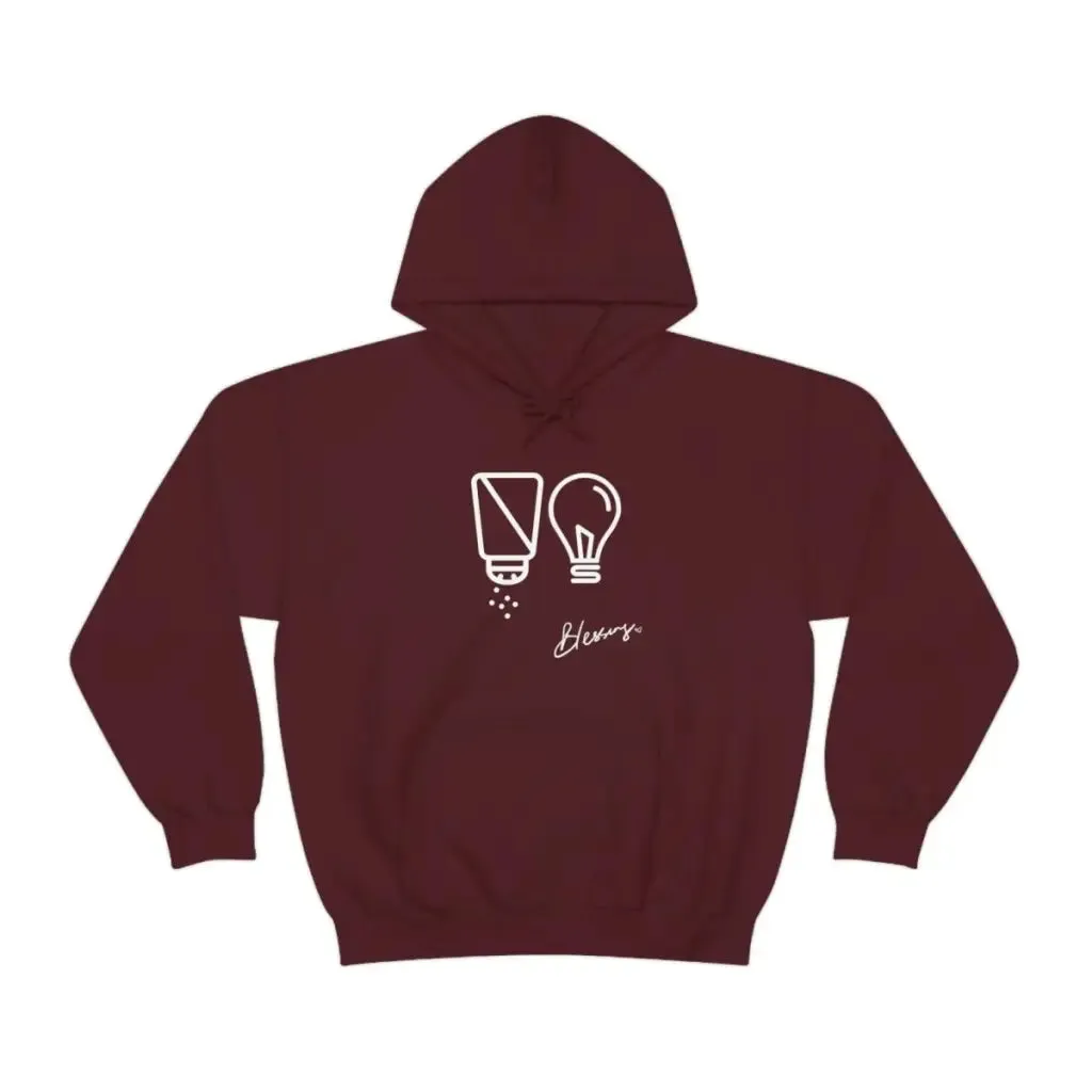 Salt and Light Christian Streetwear Hoodie | Oversize Aesthetic Faith Sweater for Worship God | Christian Gift for Him for Her