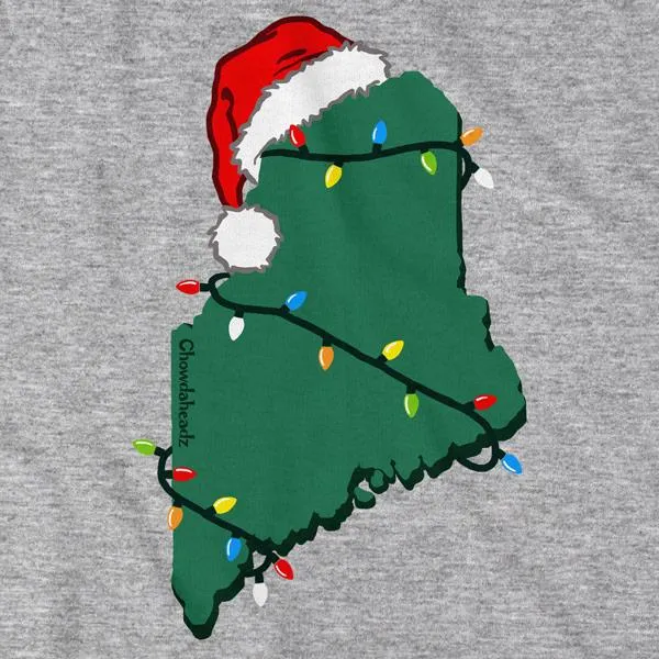 Santa Hat Maine Hoodie
