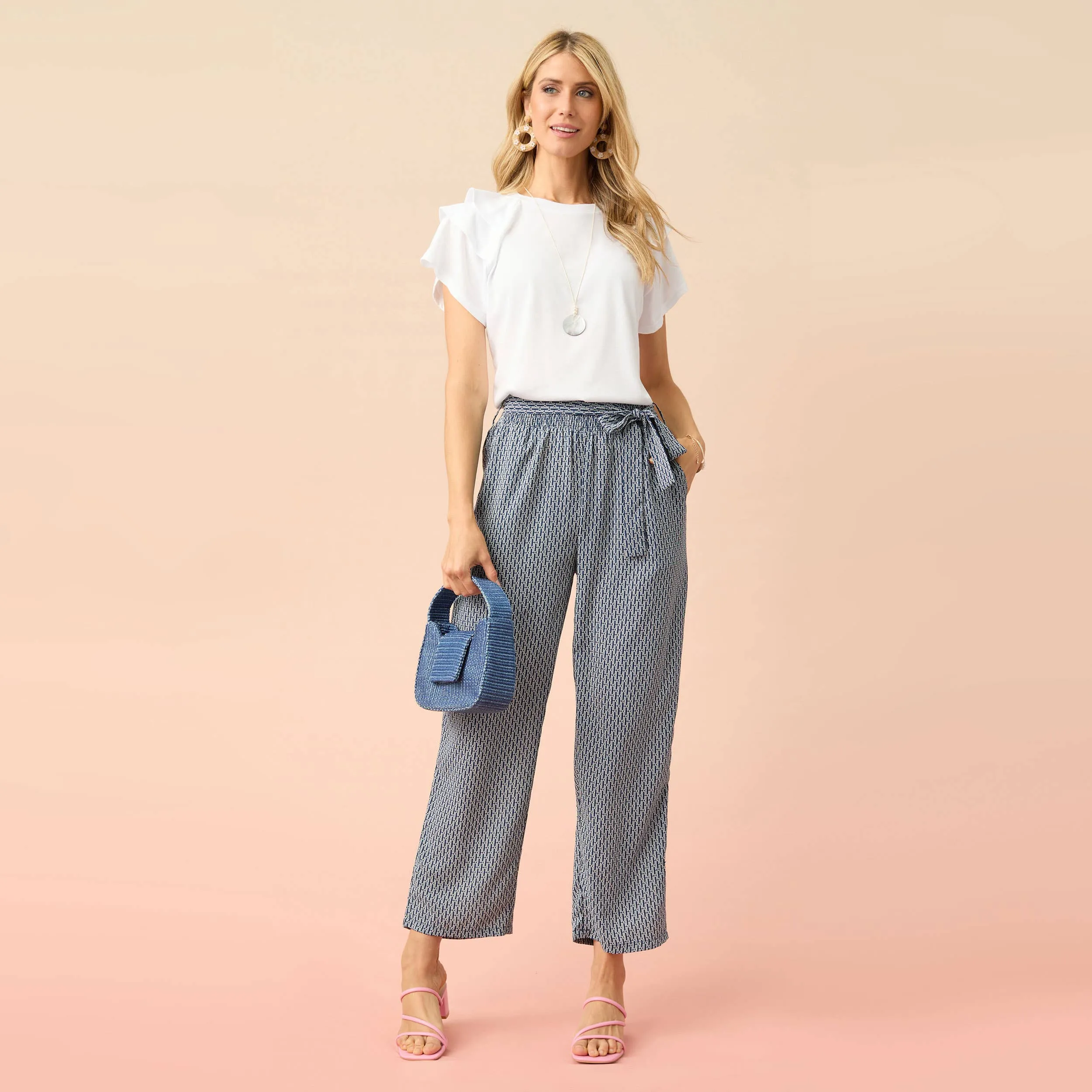 Sarina Cinched Pant with Front Tie