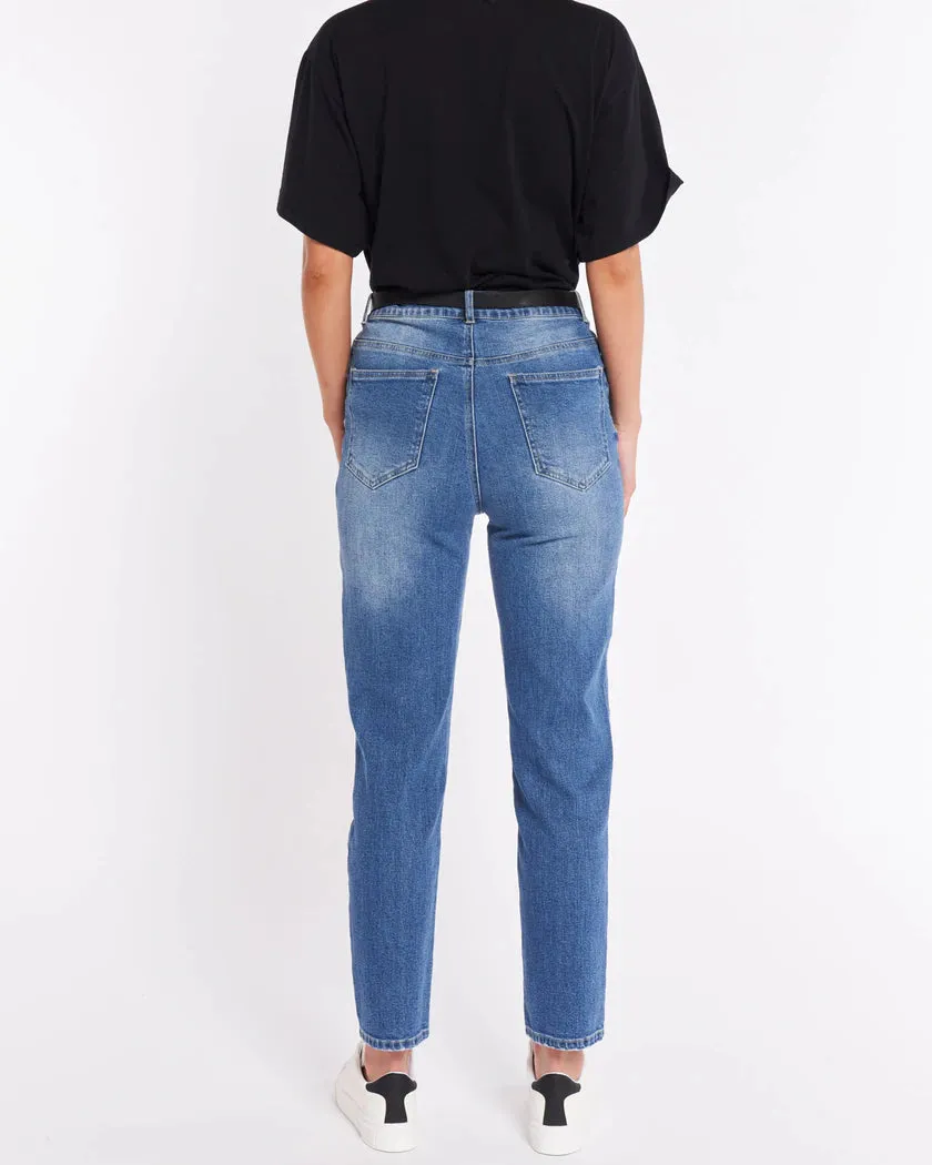 SASS NAT JEAN WORN WASH