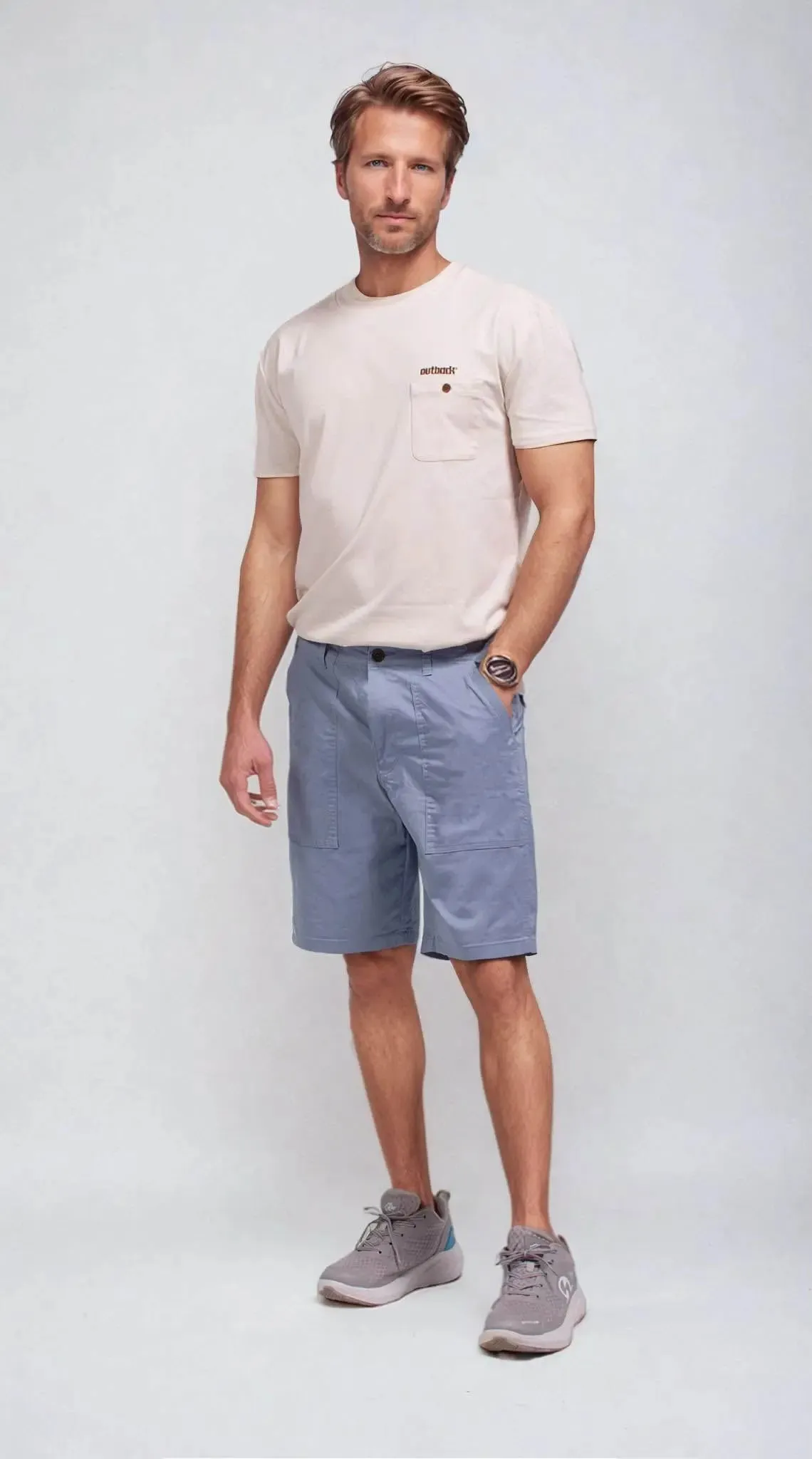Savana Chino Shorts - Light Navy