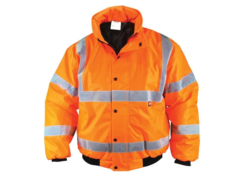 Scan Hi-Vis Bomber Jacket Orange - XL (48in)