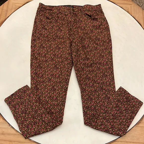 Scotch &amp; Soda Printed La Bohemienne Midrise Skinny Jeans - Size 29/32