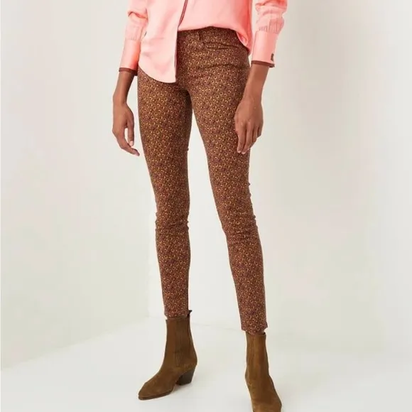 Scotch &amp; Soda Printed La Bohemienne Midrise Skinny Jeans - Size 29/32