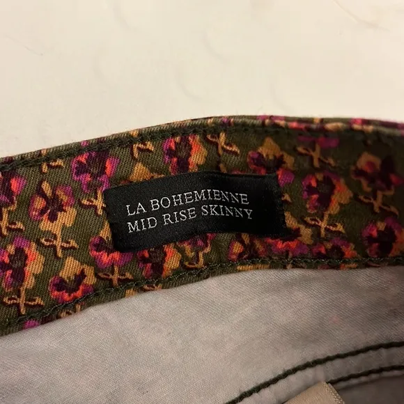 Scotch &amp; Soda Printed La Bohemienne Midrise Skinny Jeans - Size 29/32