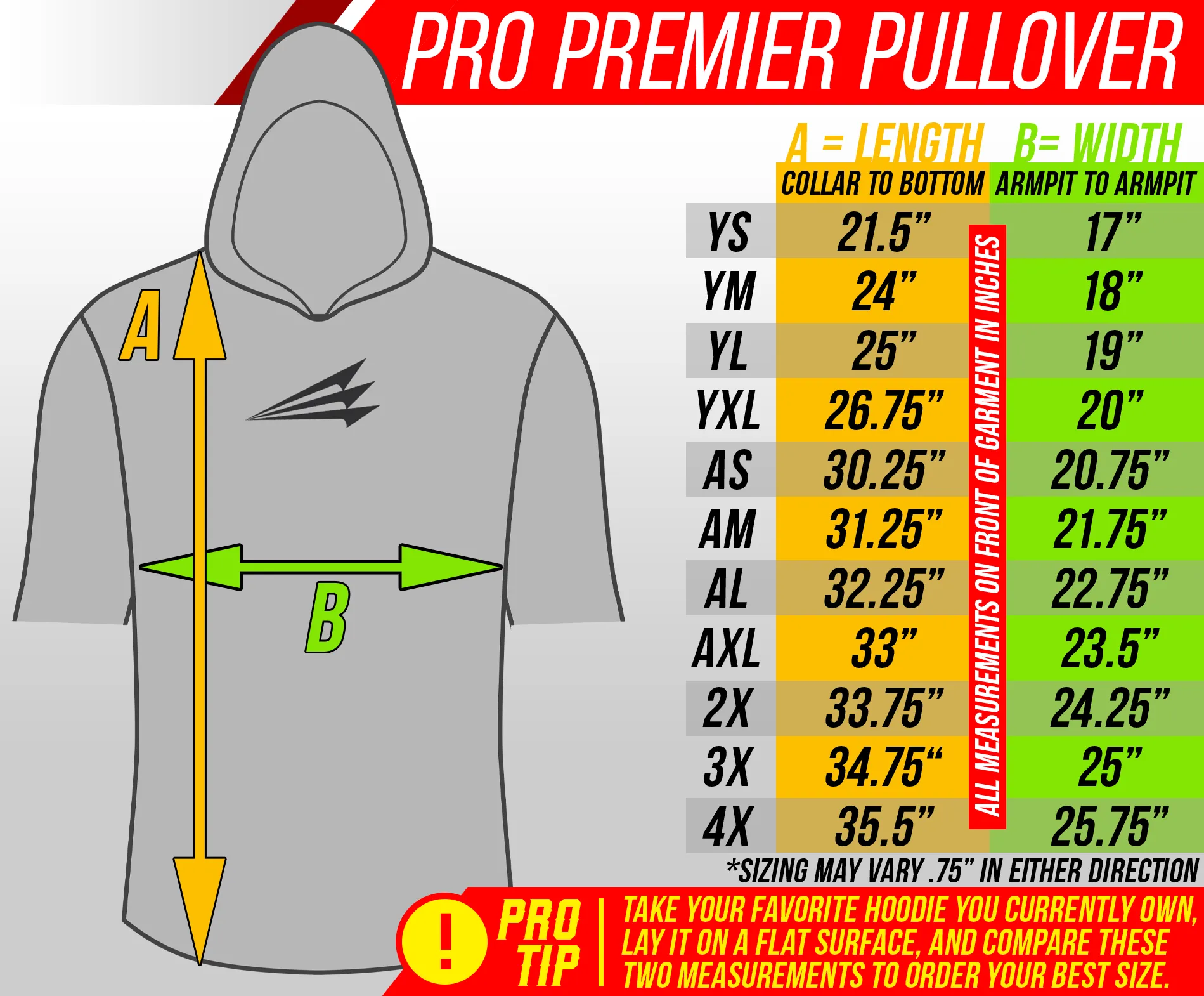 Seamhead Pro Premier Short Sleeve Baseball Hoodie