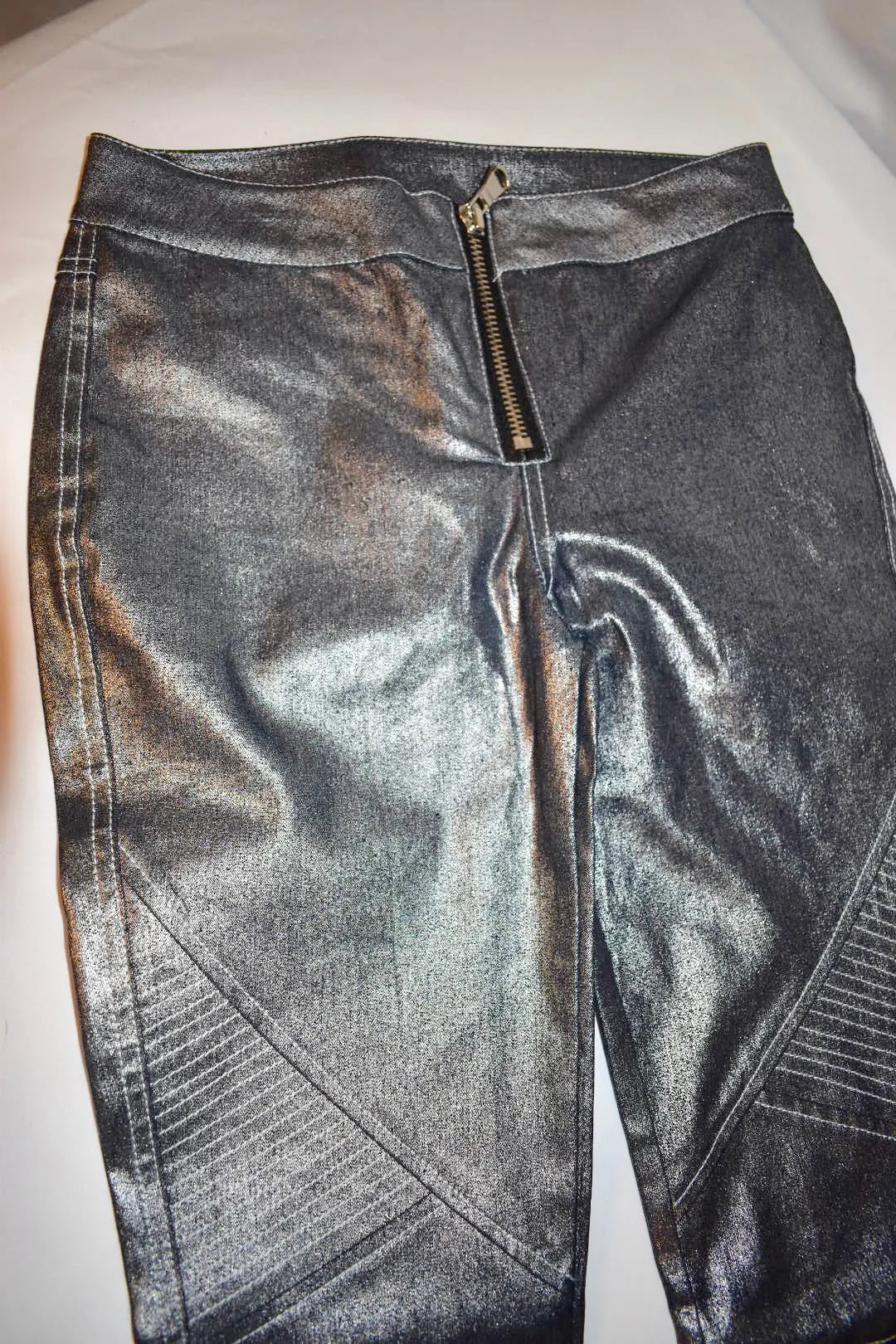'Silver Blue Skinny Jeans'