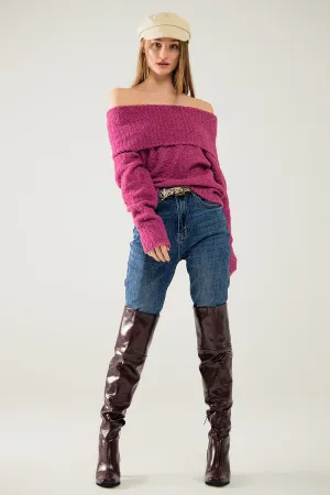 Skinny Stretchy Jeans With Five Pockets In Dark Wash