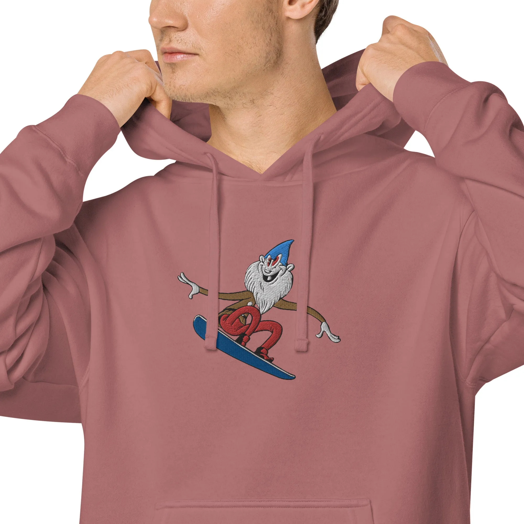 Slanky the Sgnome pigment-dyed hoodie