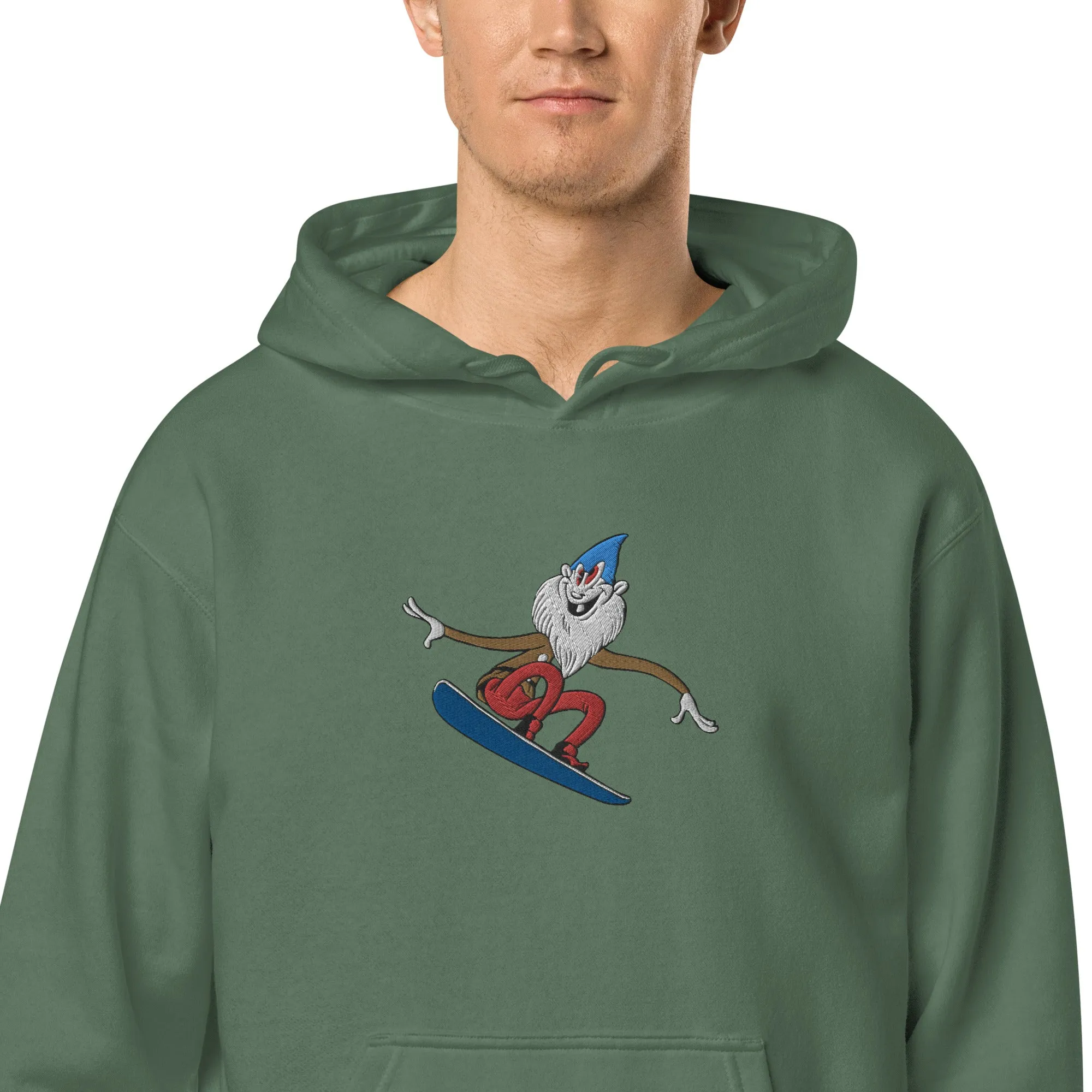 Slanky the Sgnome pigment-dyed hoodie