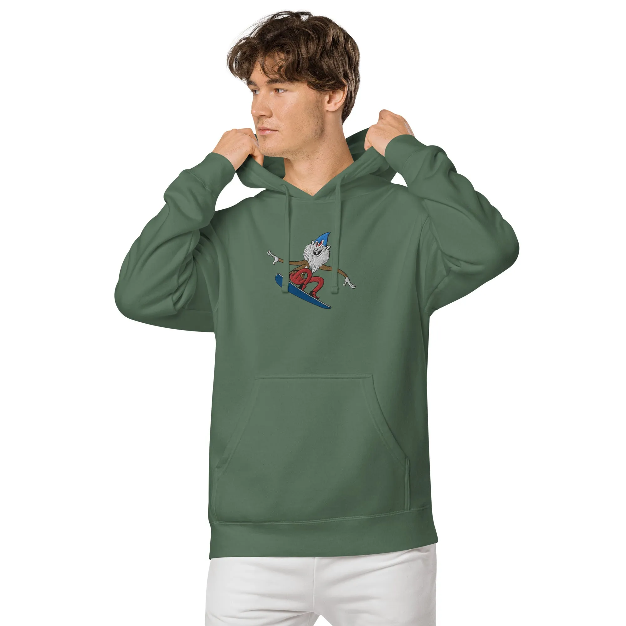 Slanky the Sgnome pigment-dyed hoodie