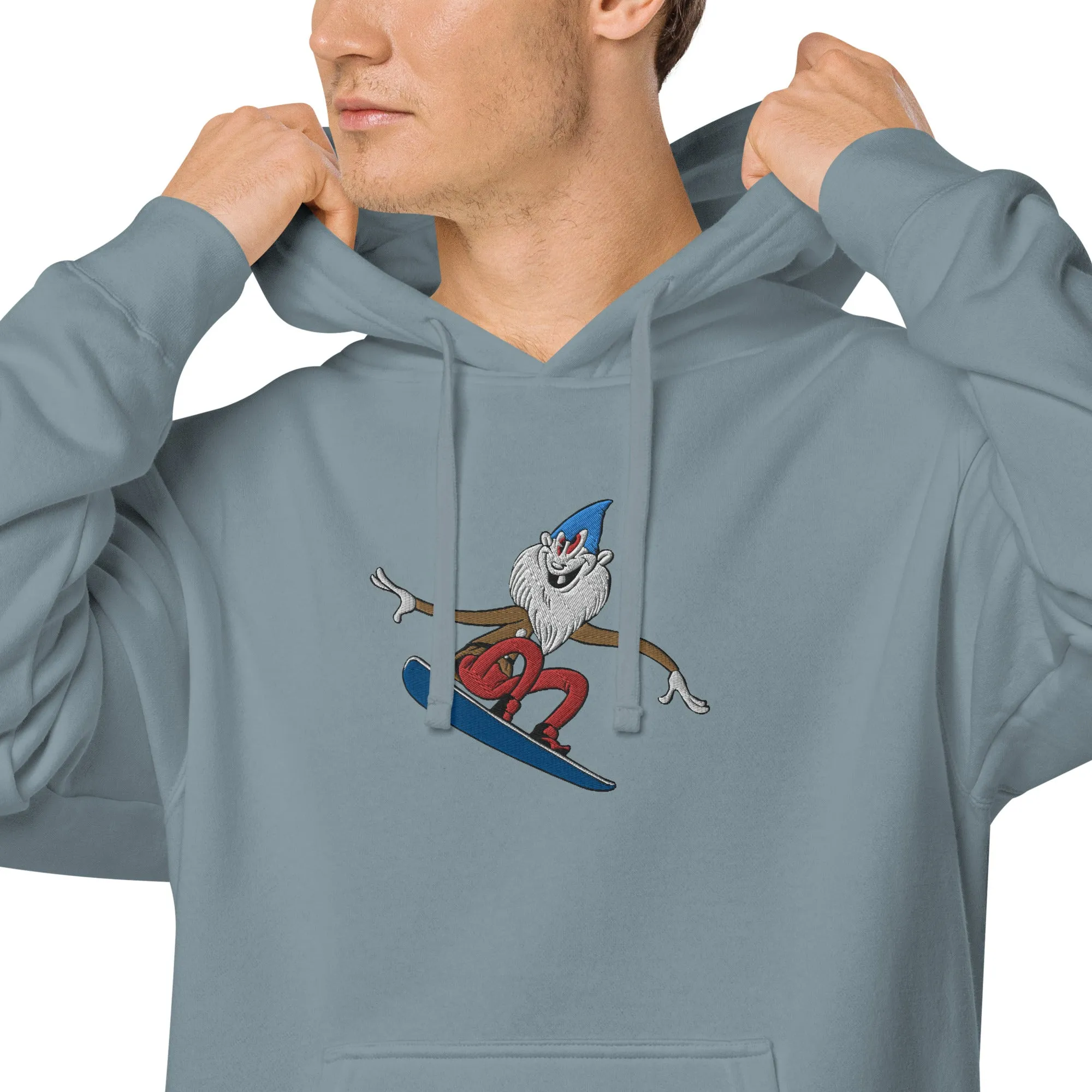 Slanky the Sgnome pigment-dyed hoodie
