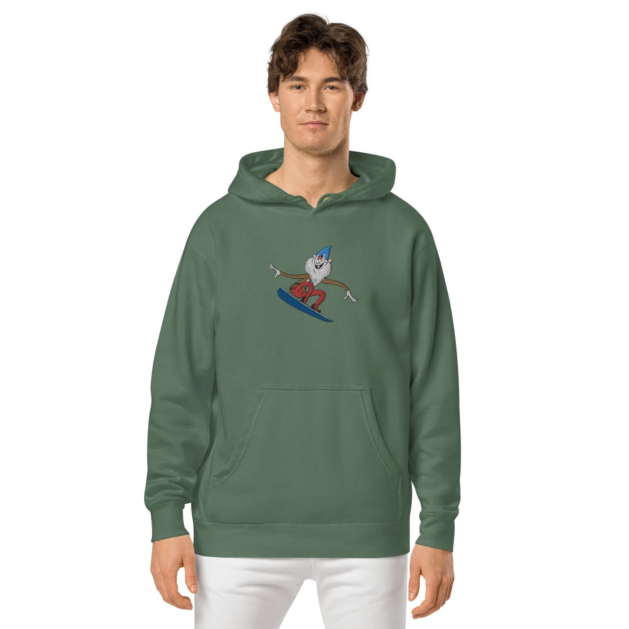 Slanky the Sgnome pigment-dyed hoodie