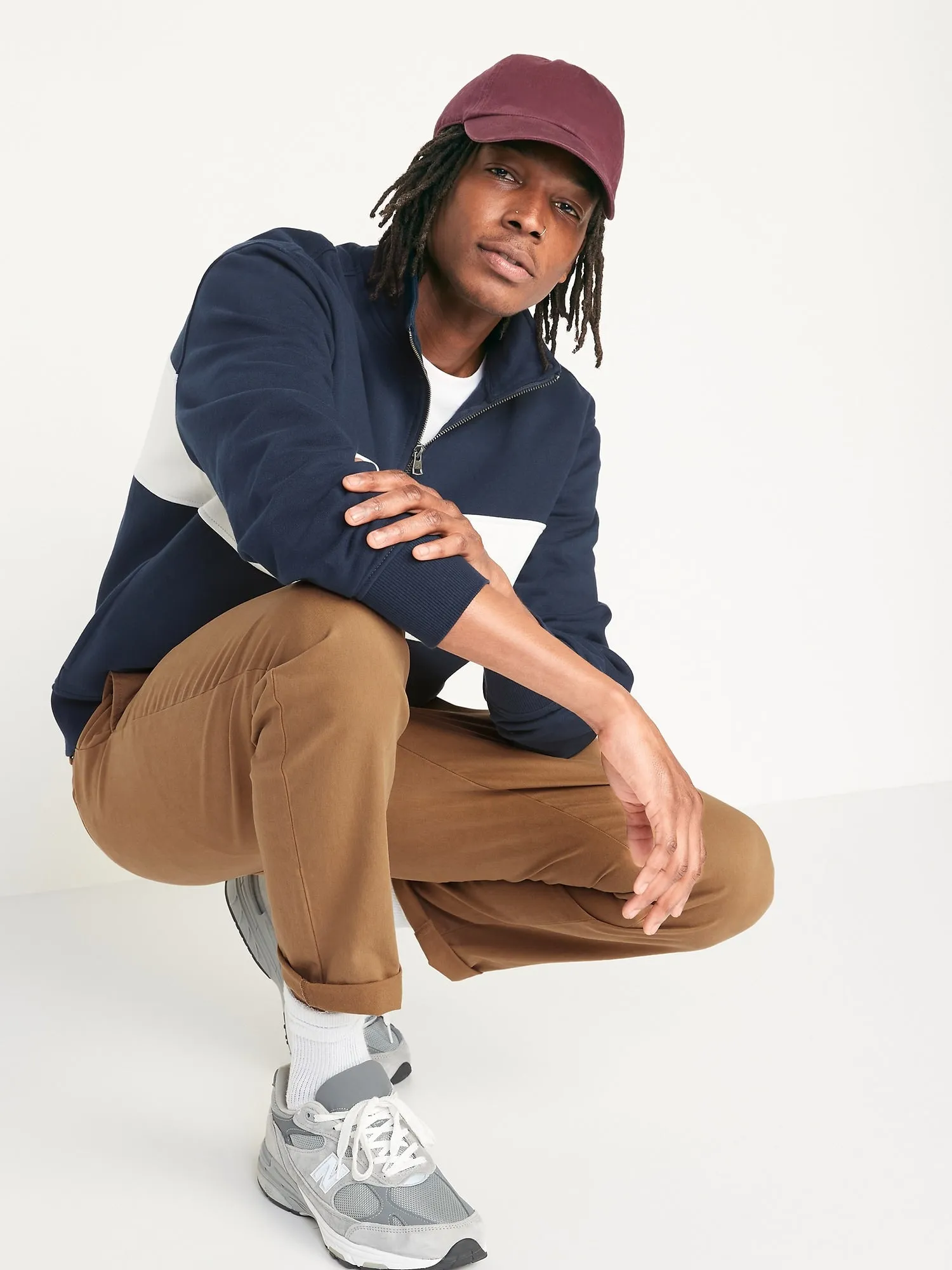 Slim Built-In Flex Rotation Chino Pants for Men
