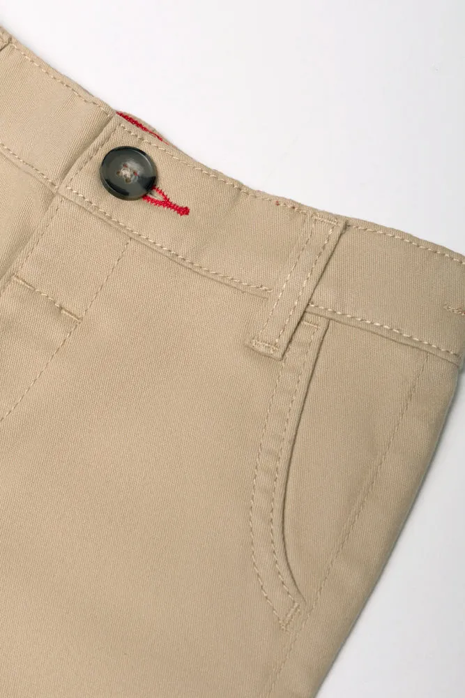 Slim Fit Chino Pants Natural