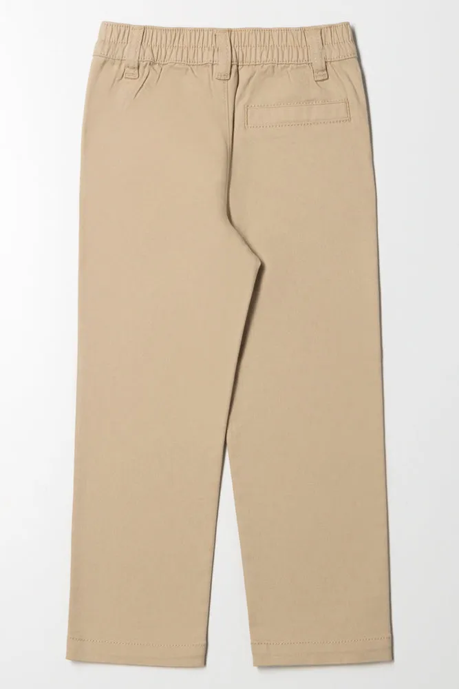 Slim Fit Chino Pants Natural