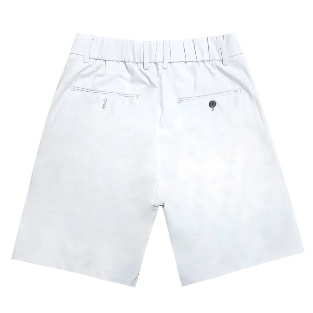 Slim Fit Chino Shorts (White) 8051