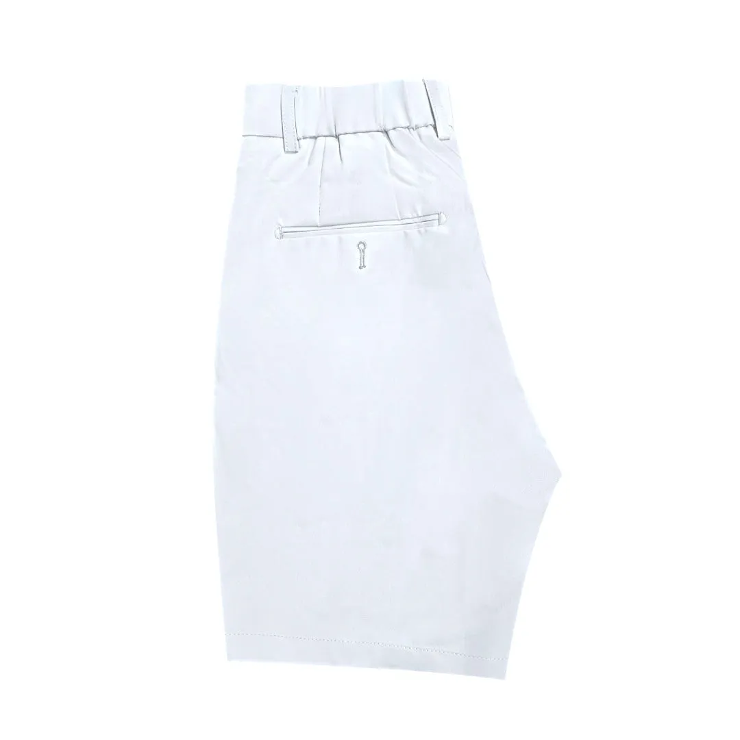 Slim Fit Chino Shorts (White) 8051