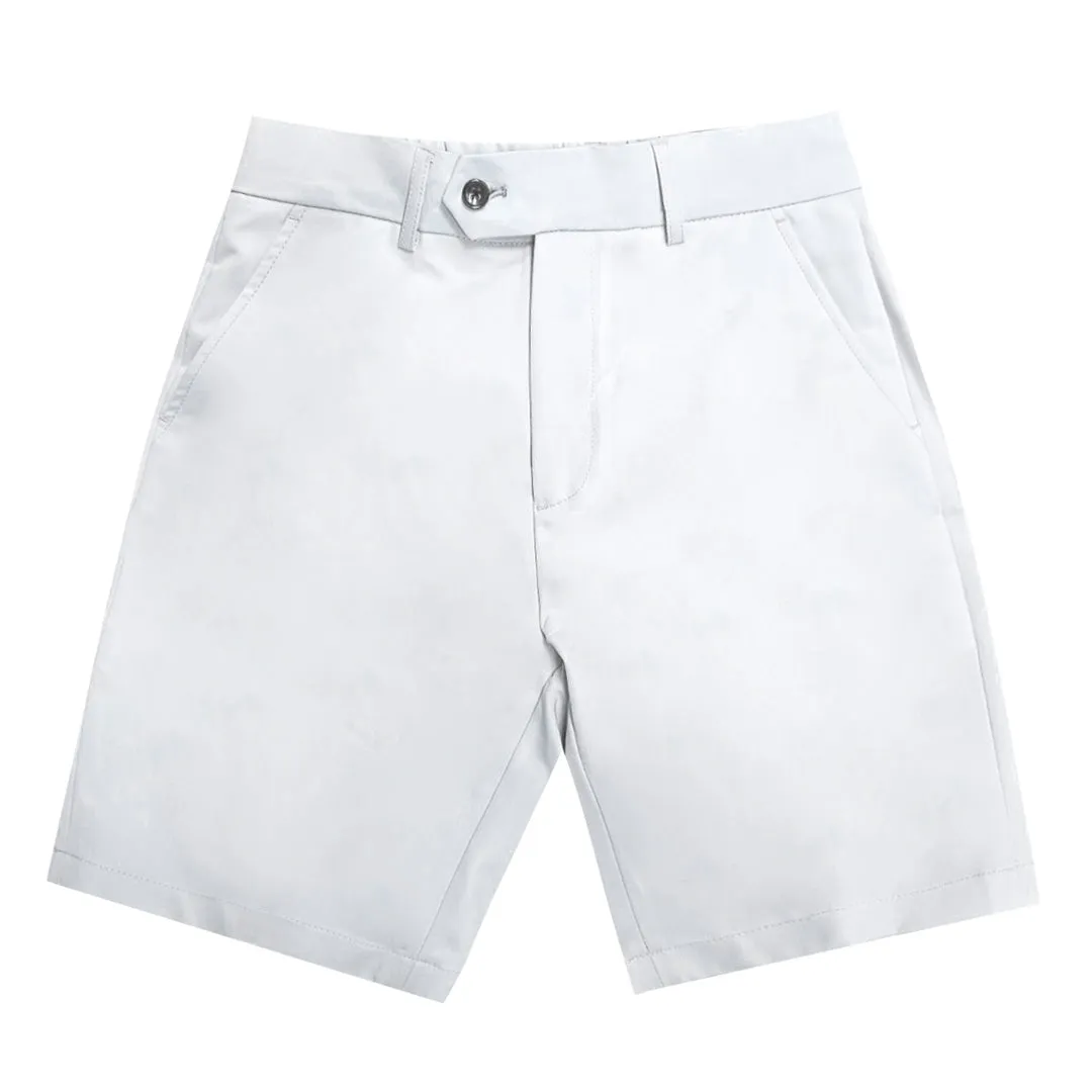 Slim Fit Chino Shorts (White) 8051