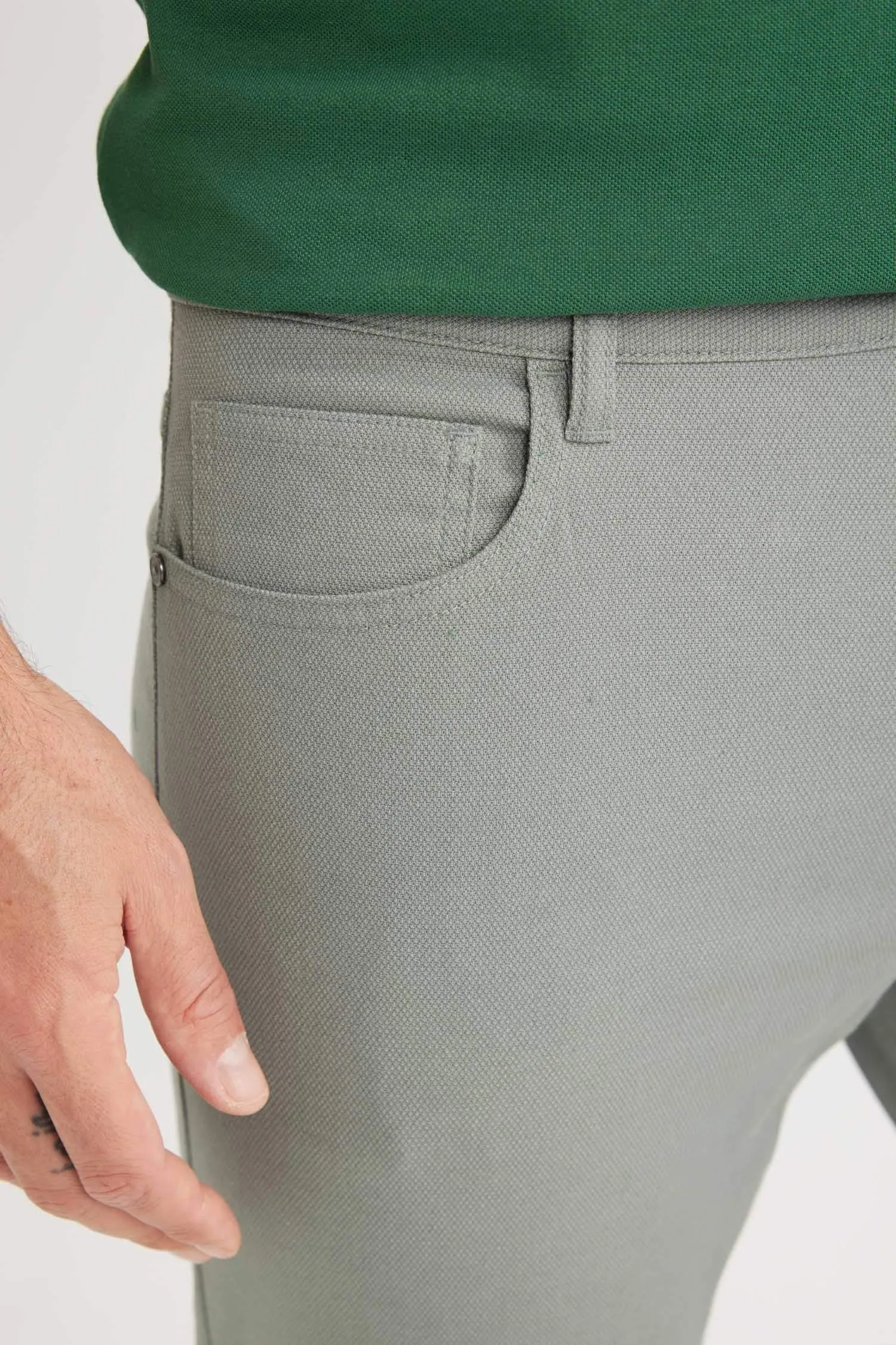 Slim Fit Fit Fit Narrow Leg Chino Canvas Pants