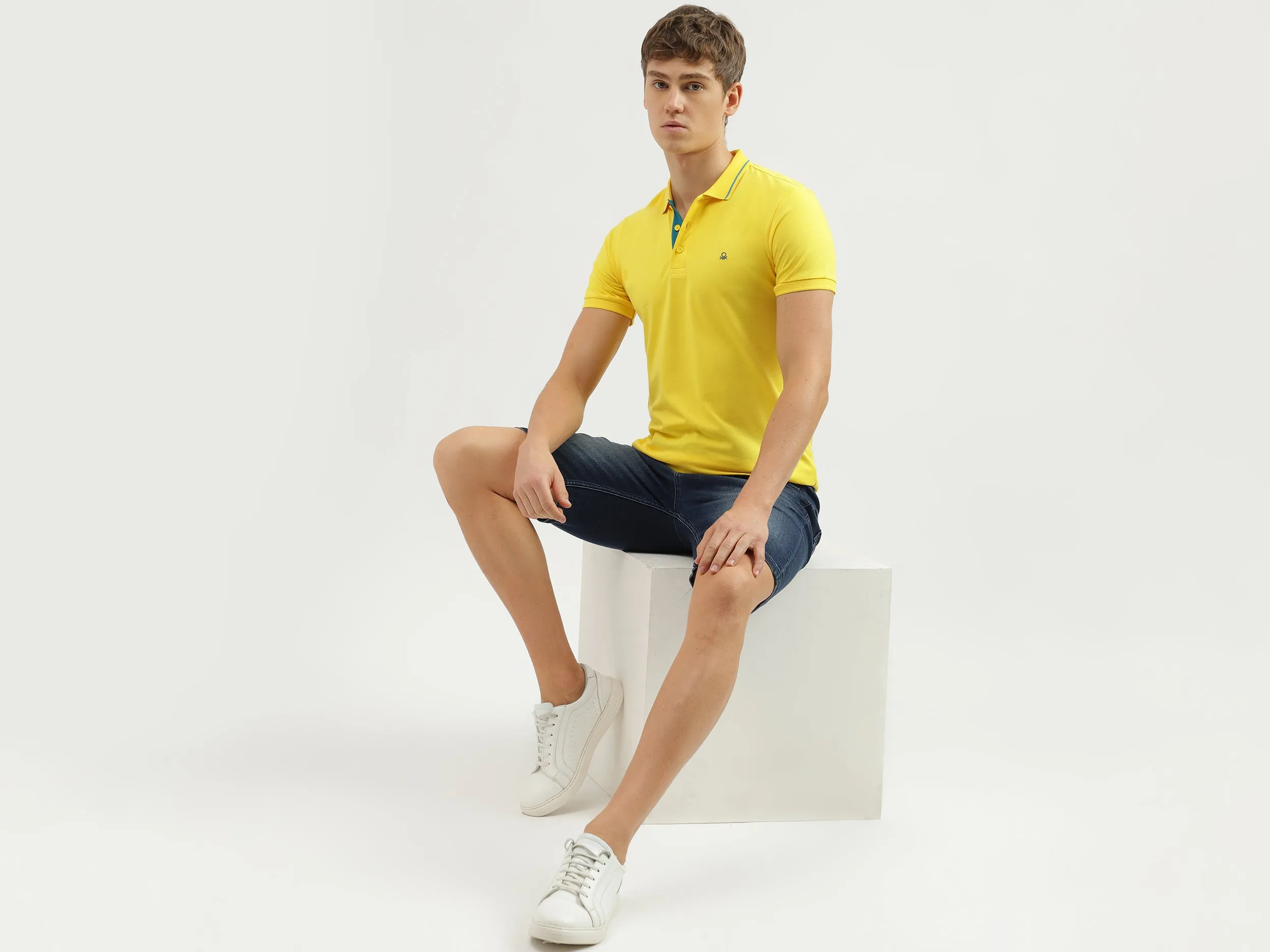 Slim Fit Solid Men's Shorts