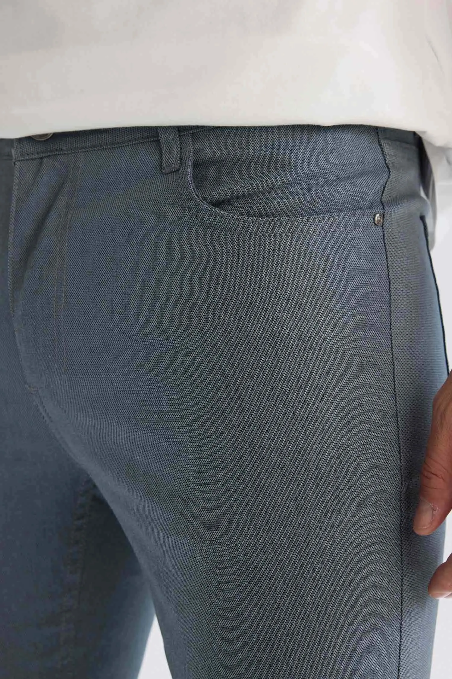 Slim Fit Super Skinny Hem Chino Pants