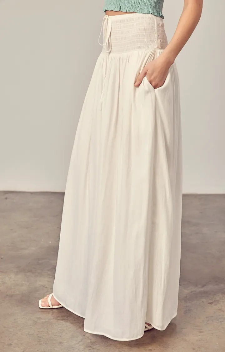 Smocked Flowy Pants